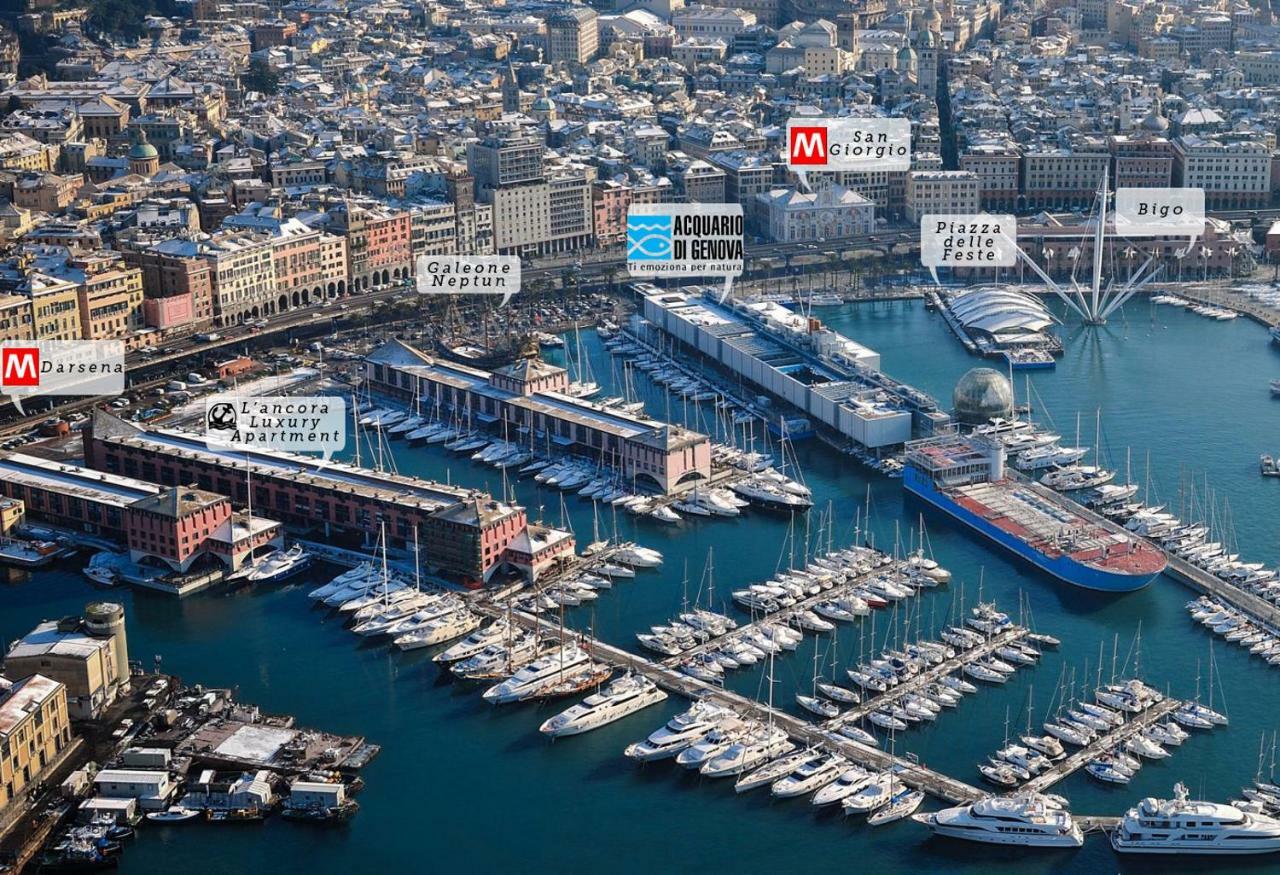L'Ancora Luxury Apartment Genoa Luaran gambar